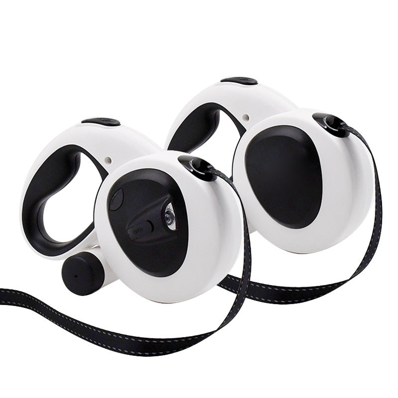 Pet Automatique Rétractable Reflective LED laisse