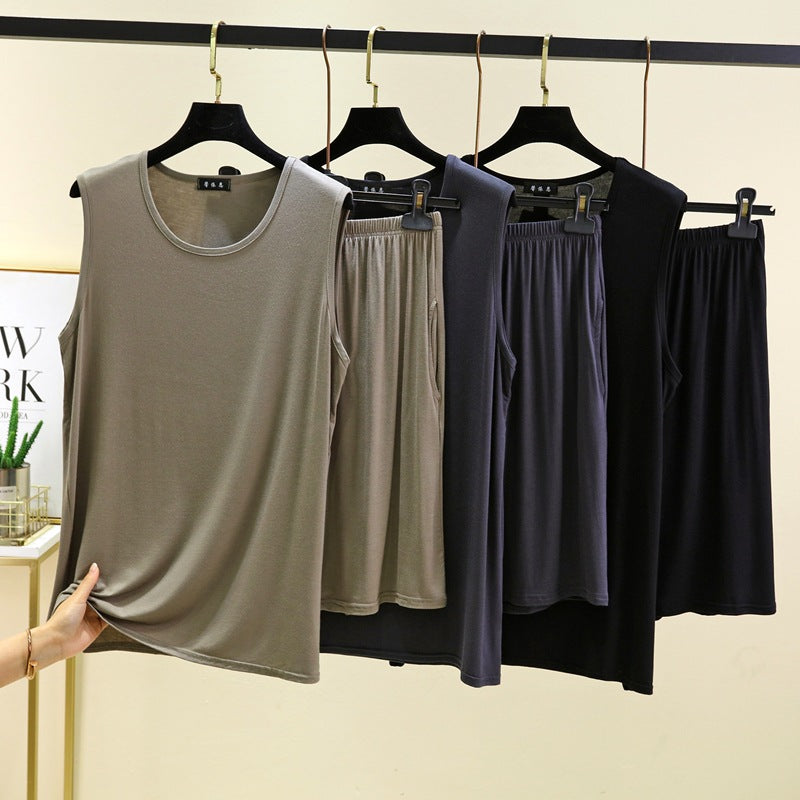 Plus Size Sleeveless Top and Shorts