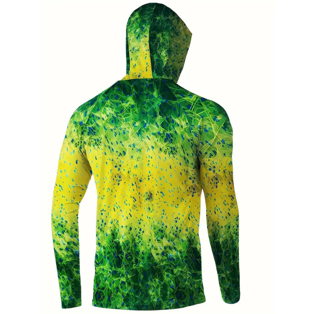 Pêche Hoodie voile chemise Surf couverture visage cou été hommes longue manches chasse Jersey