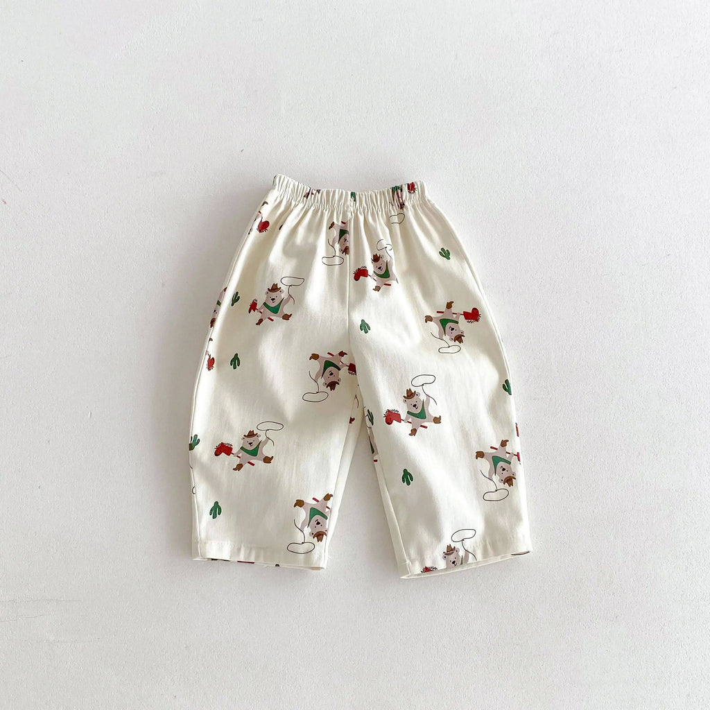 Série de filles Pantalons de culture d'été