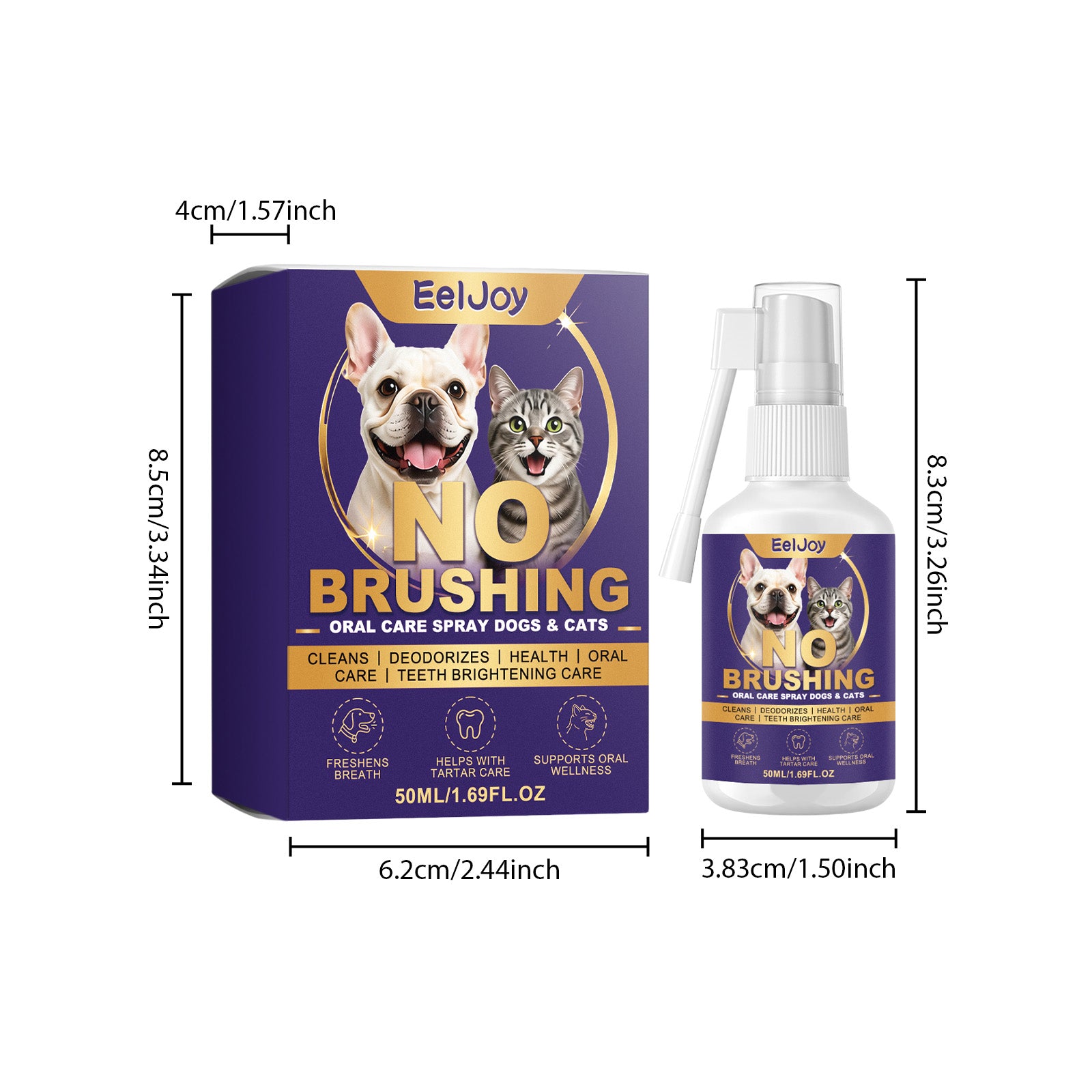 Vaporisateur de nettoyage pour chiens et chats