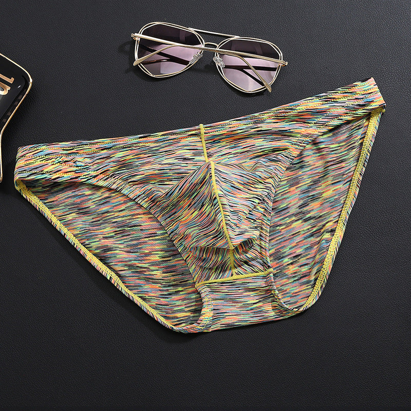 Sous-vêtements Triangle coton Été Sous-vêtements colorés Hommes