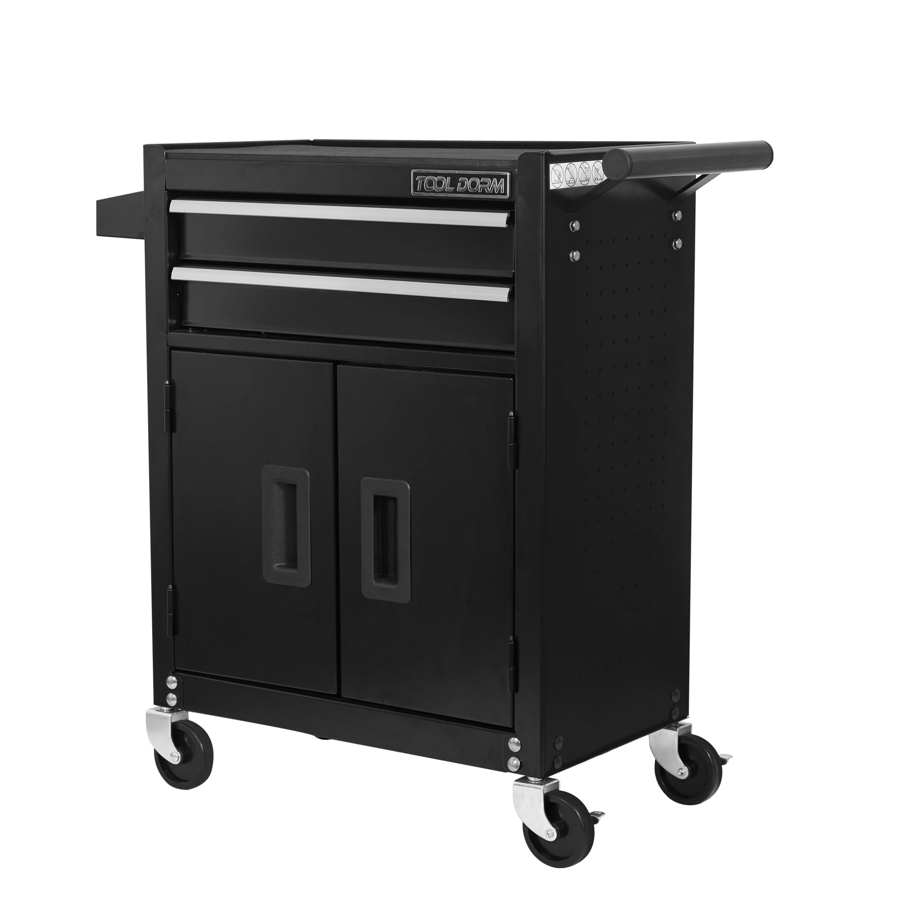 Uniquement pour la livraison sur waybill Cabinet à double porte avec deux tiroirs Panier d'outils TT202BK