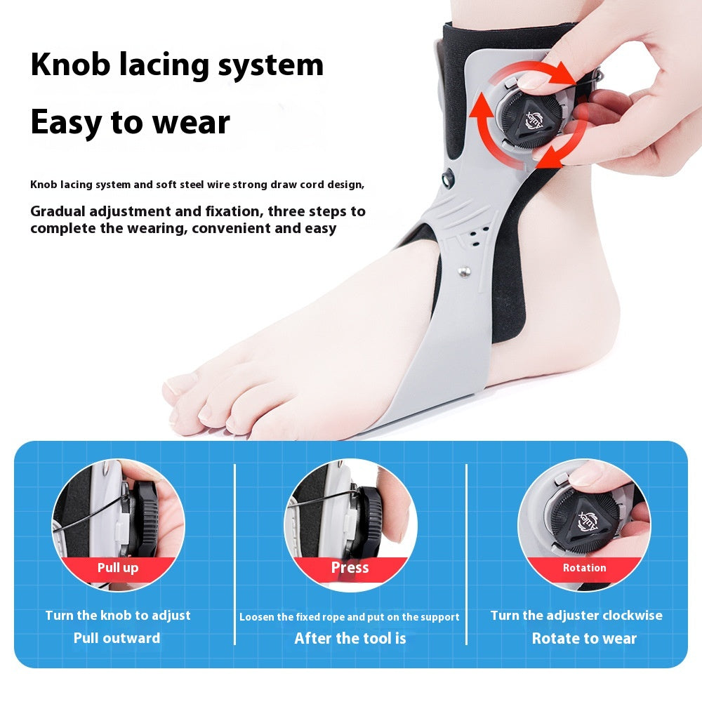Airbag Button Ankle Support Formation Réhabilitation Ankle Fixation Brace Correction Protec
