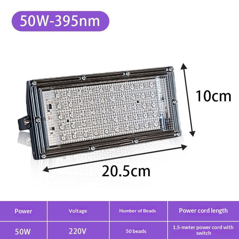 LED UV Irradiation Partie fluorescente Tanning Purple Light