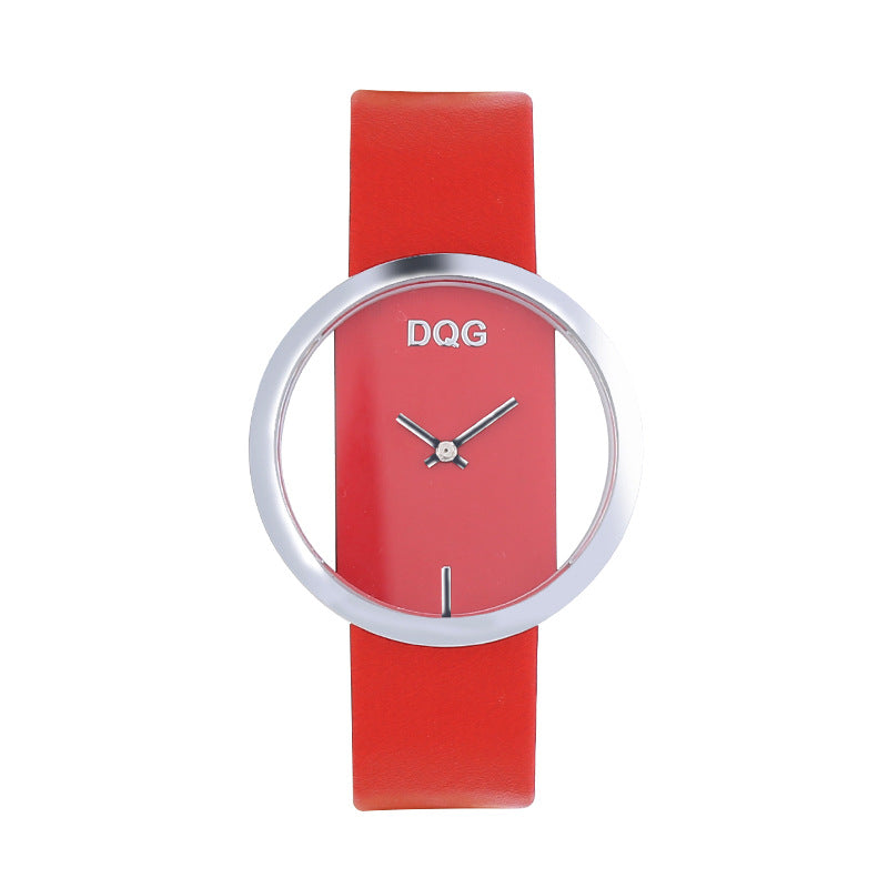 Montre de couple transparent Cutout Personnalité