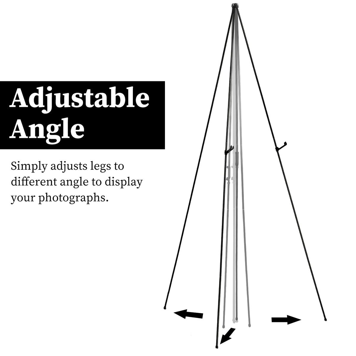 2 Pack Easel Stand for Display 61in Collapsible A-Frame Tripod Easel Iron Alloy Drawing St