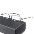 Jambes de verre à lunettes en alliage carré