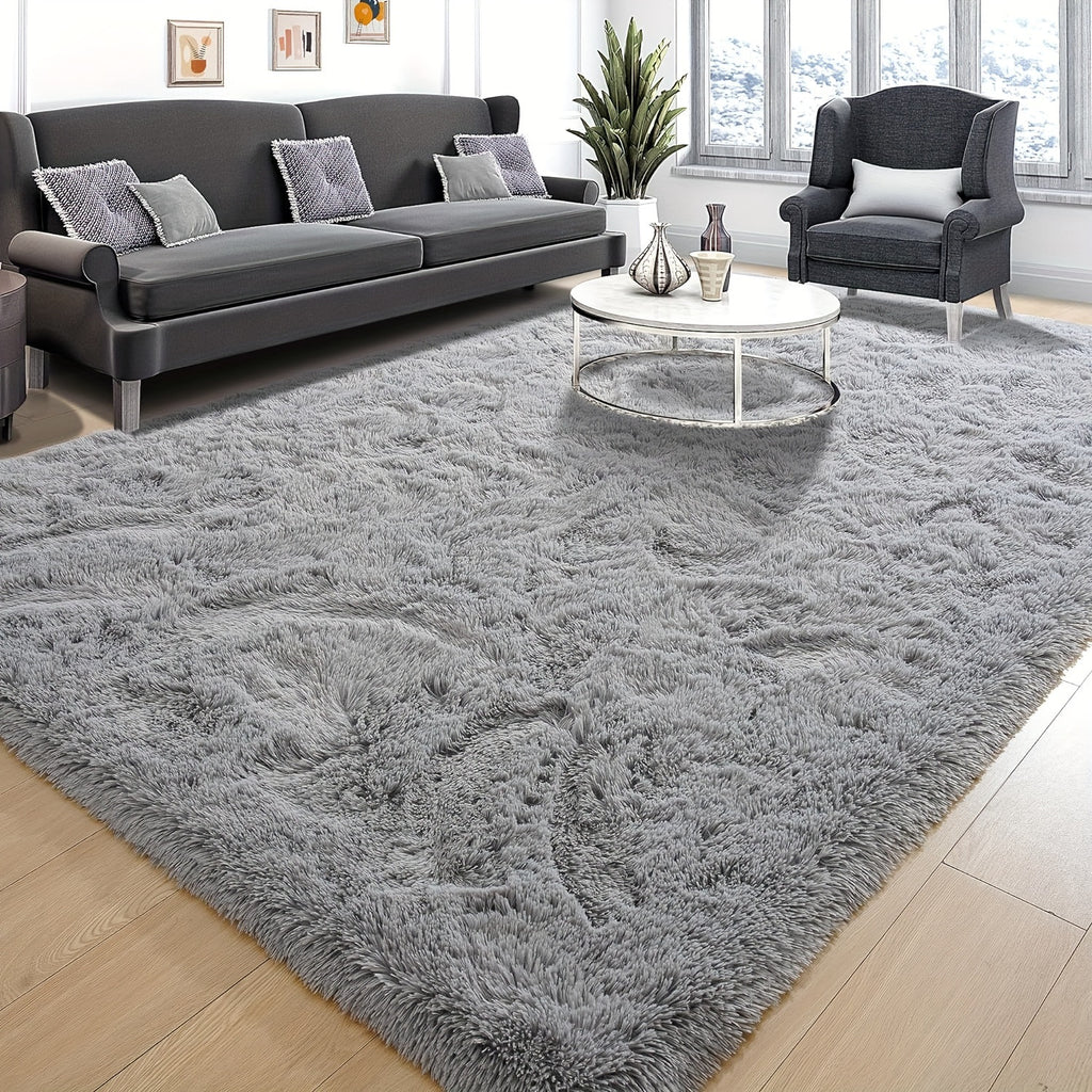 Tapis de table de table en peluche en tissu minimaliste français épais pour chambre et livin