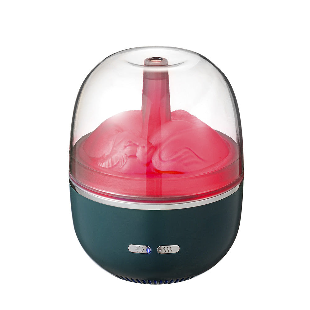 Huile essentielle de l'humidificateur de l'air Aromathérapie ultrasonore Atomiseur coloré lumière lourde brouillard Vol