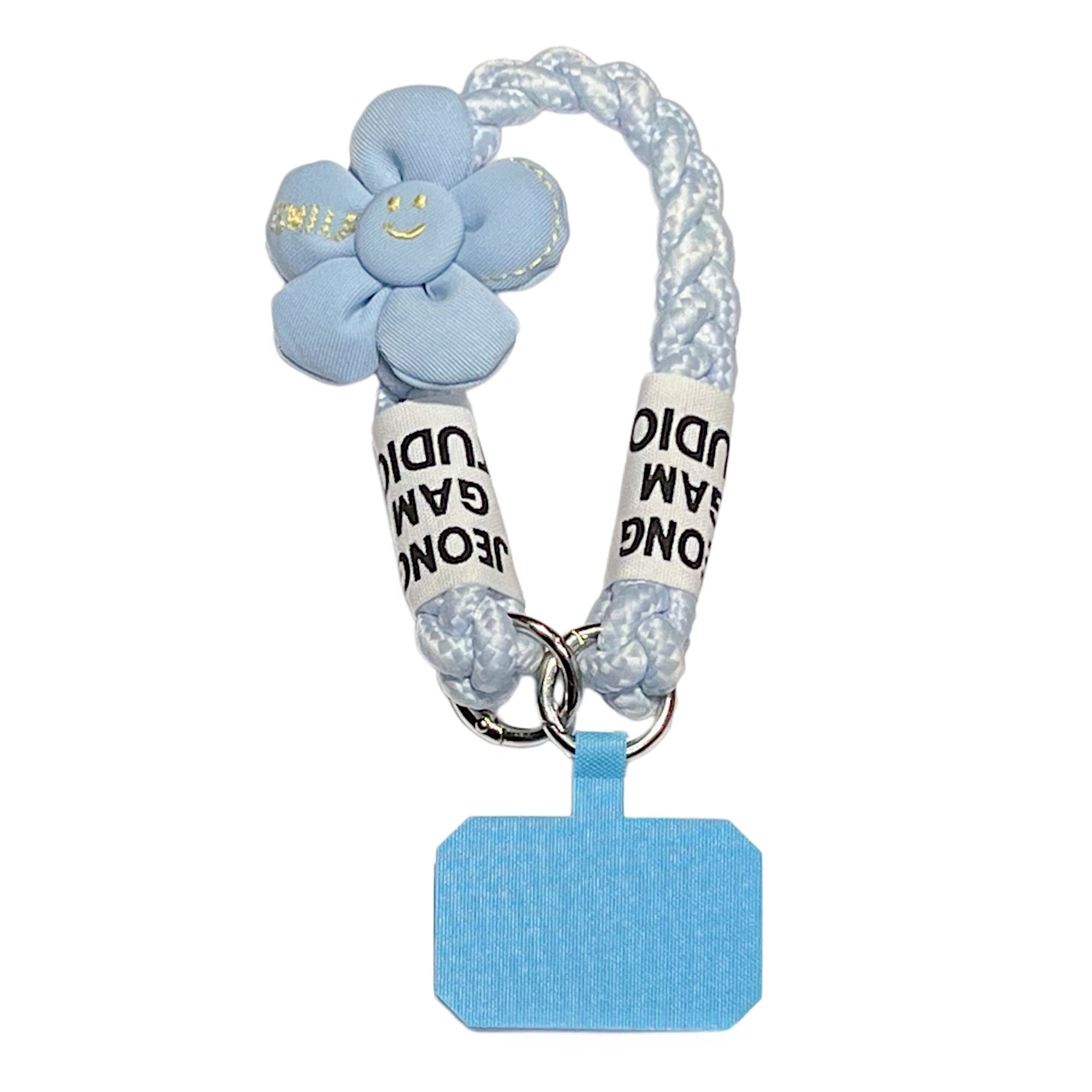 Coffret de téléphone en forme de chanvre court Lanyard avec boutons Bracelet de téléphone anti-perte