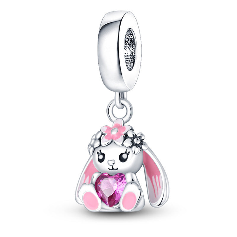 Bracelet pendentif bricolage avec un petit ours mignon