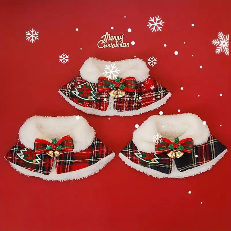 Chat Chêne de Noël chien Châle animal chaud écharpe