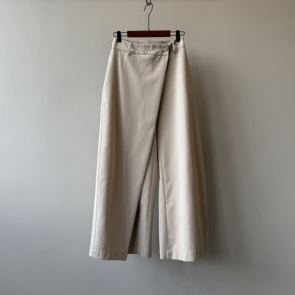 Fall Pantalon à la mode coréenne et casual à large échelle