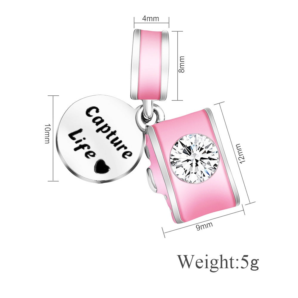 Bracelet multi brins Blush-pink de style européen et américain Couples Bracelet en cristal