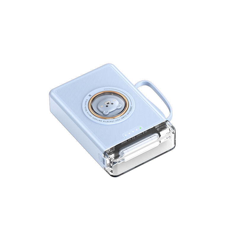 Dessin de dessin animé de grande capacité Compact et Portable Power Bank