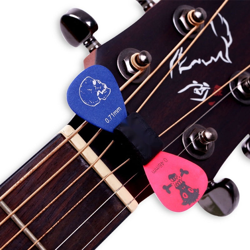 Plectrum Guitar Sets Porte-tête Silicone Plectrum Guitar