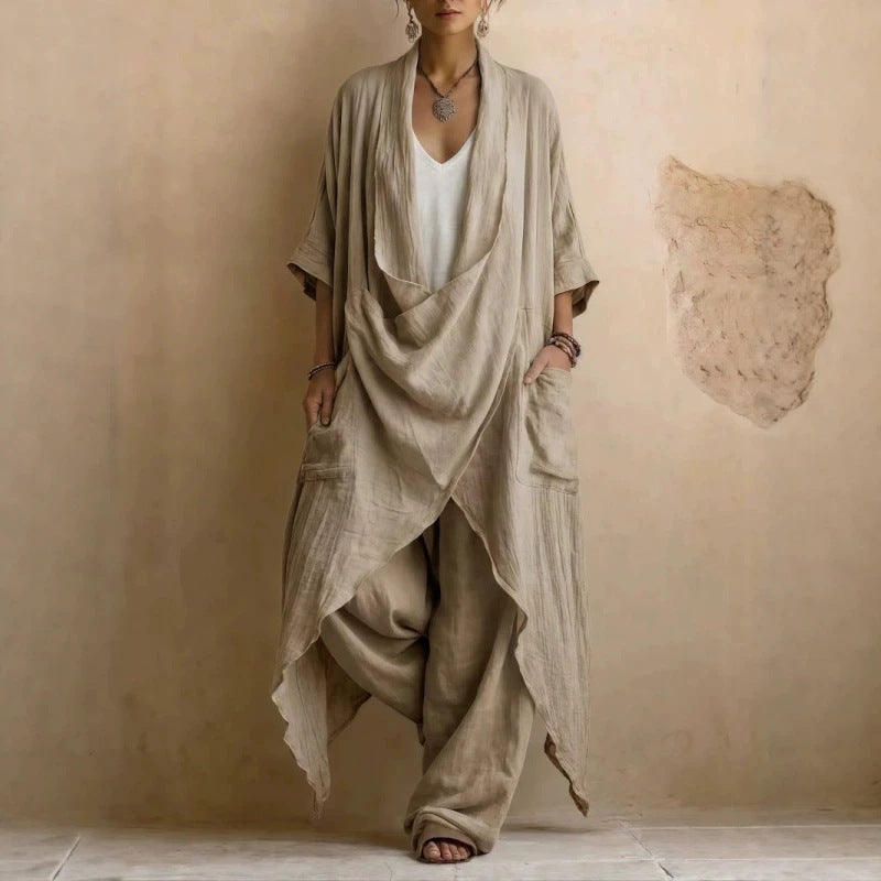 Top Linge de mer et pantalons