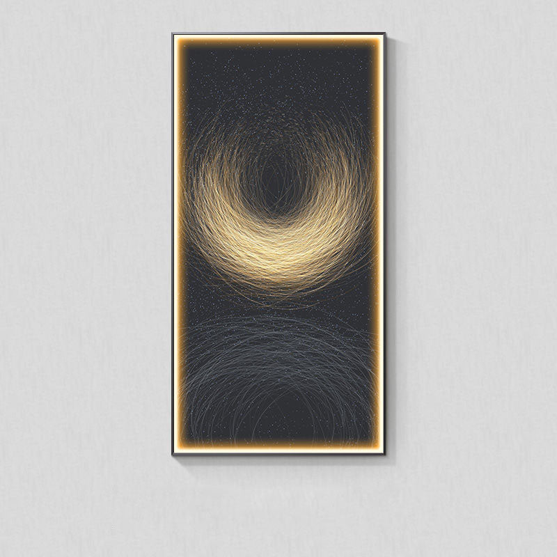 Modern Light Luxury Wall Abstract avec photo de suspension de lumière