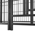 Dog Playpen Intérieur 32 pouces 8 panneaux Metal Dog Pen Pet Dog Fence Outdoor Exercise Pen avec