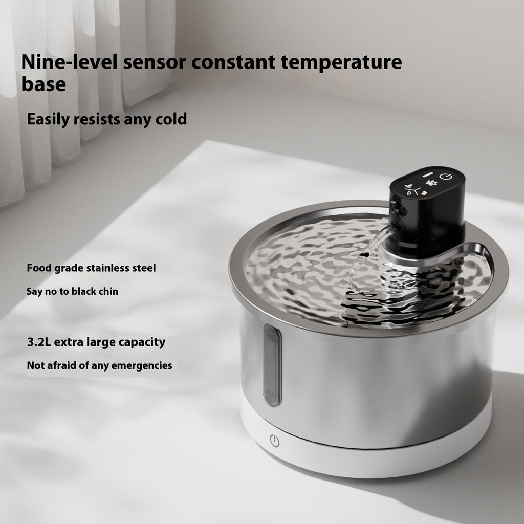 Robinet d'eau Cat Acier inoxydable Cycle de chauffage à température constante