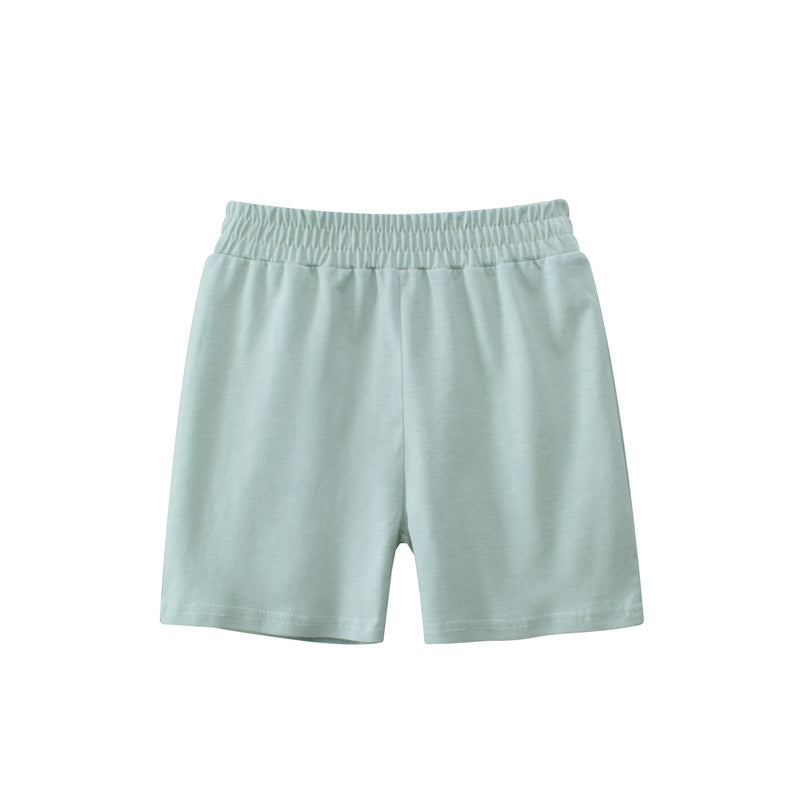 Short Capri pour enfants de couleur solide