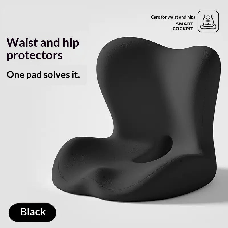 Siège d'une pièce et dossier Coussin Hip-enhancement Design
