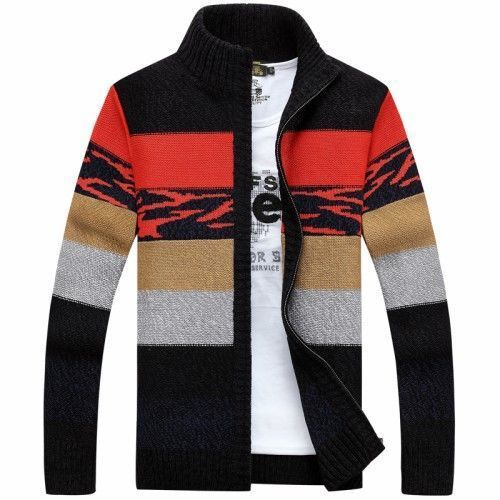 Chandail de cardigan épais pour hommes