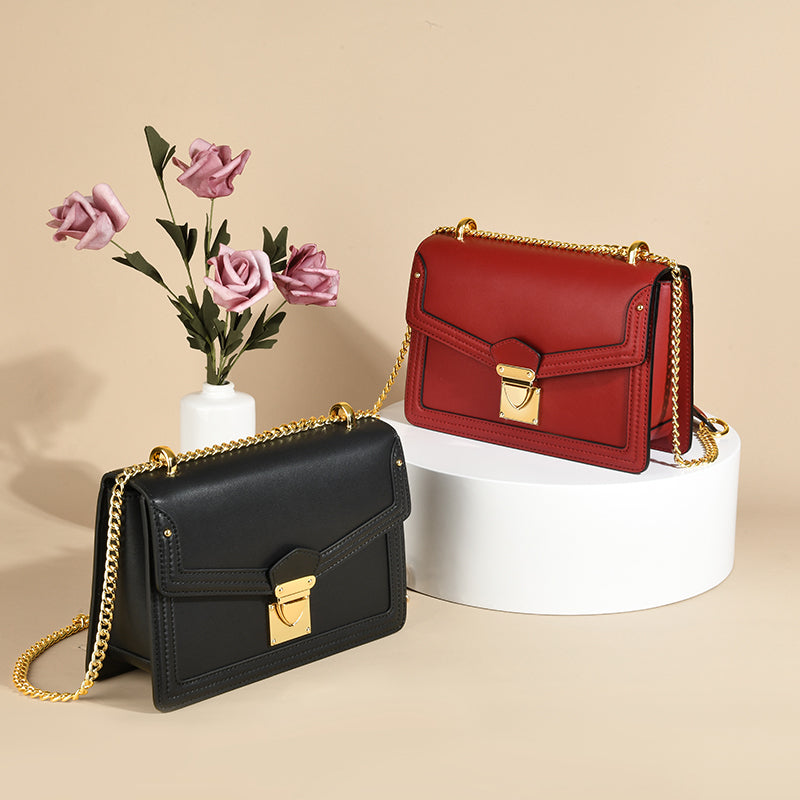 Sac à main Retro Chic pour femmes Louis Schwab Sac à bandoulière simple Sac à croix Stylish & Elegan