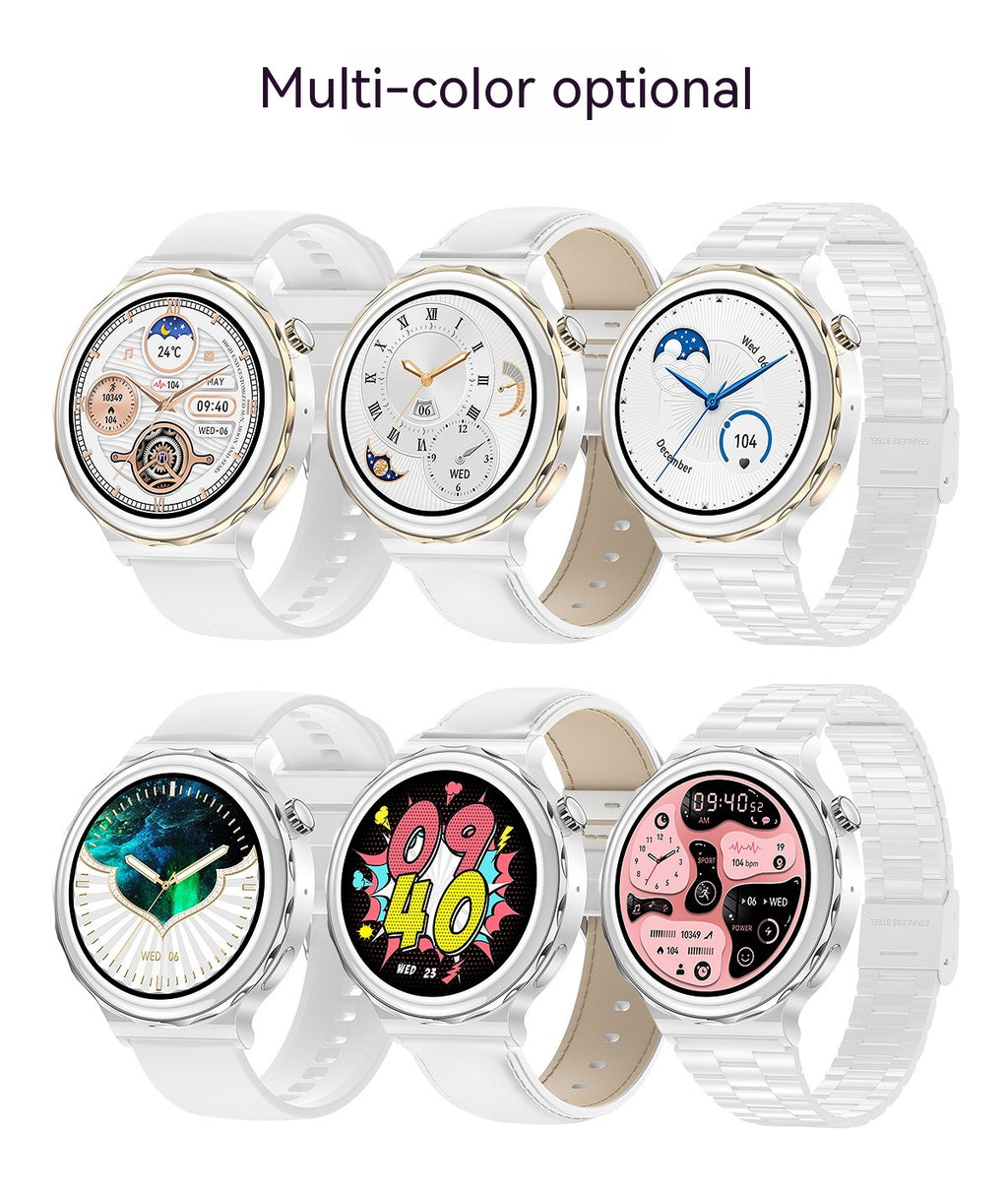 HK43 Bluetooth Calling Hors Ligne Paiement NFC Female Cycle Pedomètre Fréquence cardiaque AI Female Sma