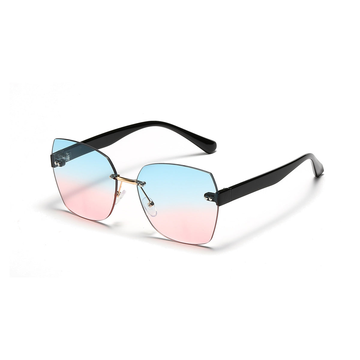 Lunettes de soleil haut de gamme Diamond Cut Edge pour femmes