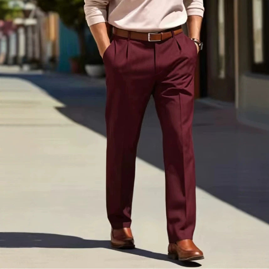 Pantalons sur mesure pour hommes à coupe molle