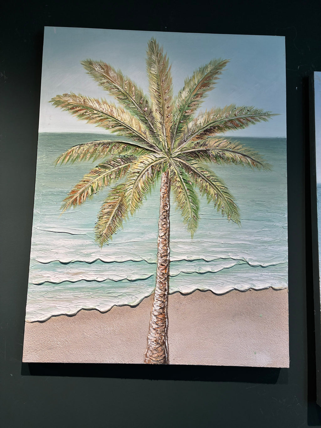 24x30 Ensemble de 2 Palm Tree Wall Art