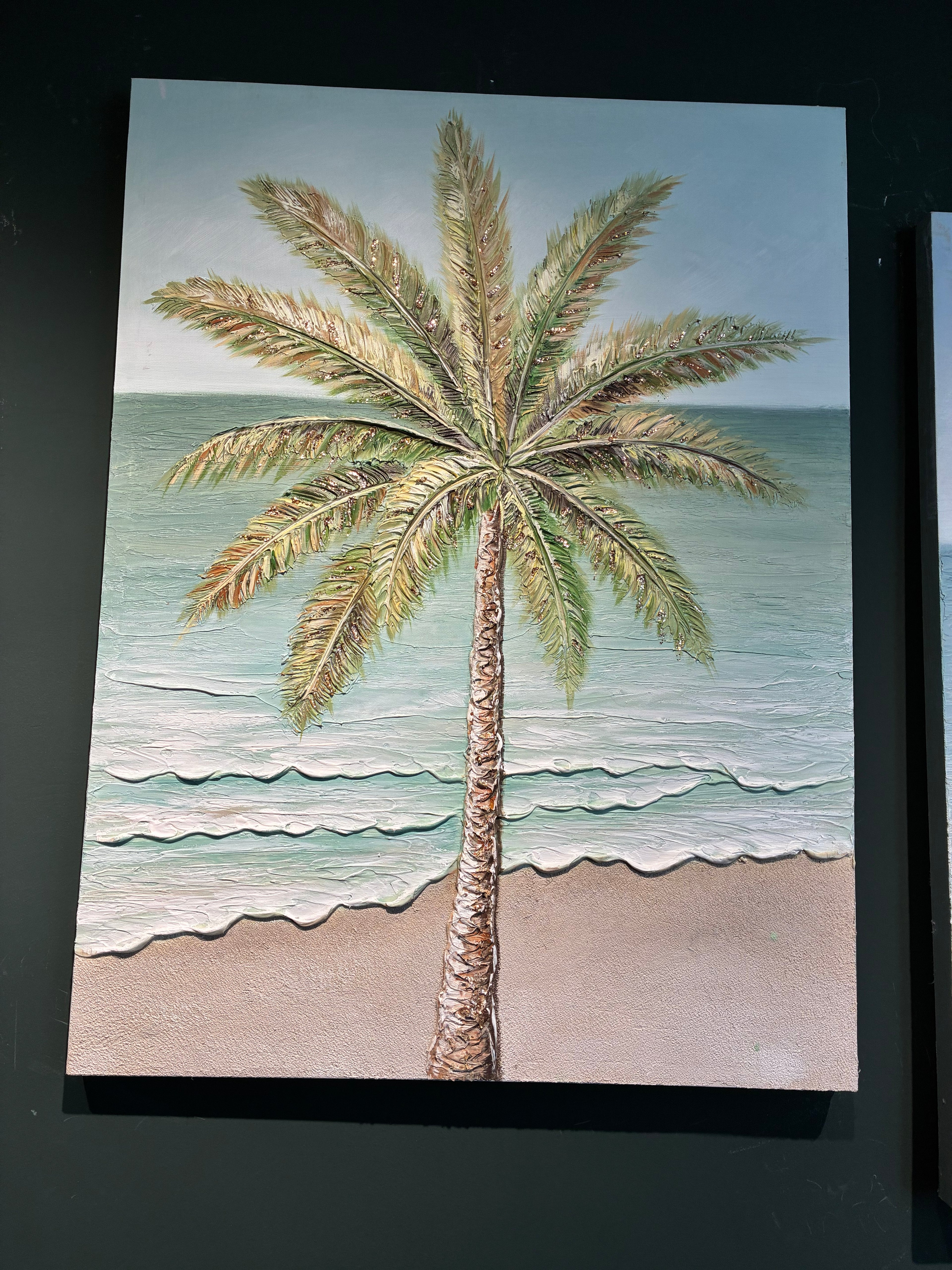 24x30 Ensemble de 2 Palm Tree Wall Art