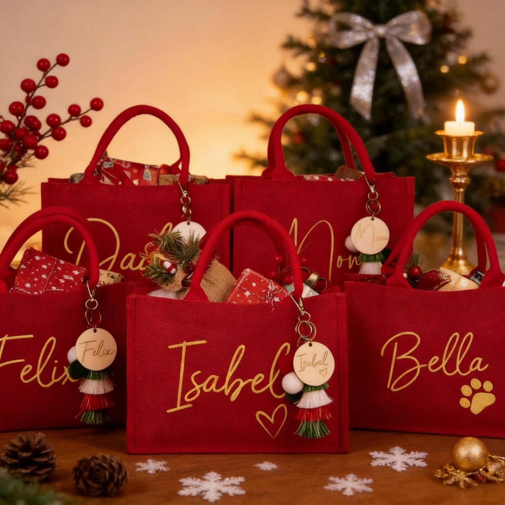 Sac cadeau de Noël personnalisé