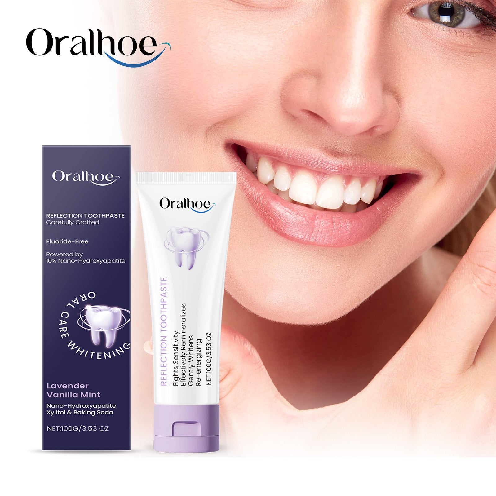 Dentifrice blanchissant le xylitol