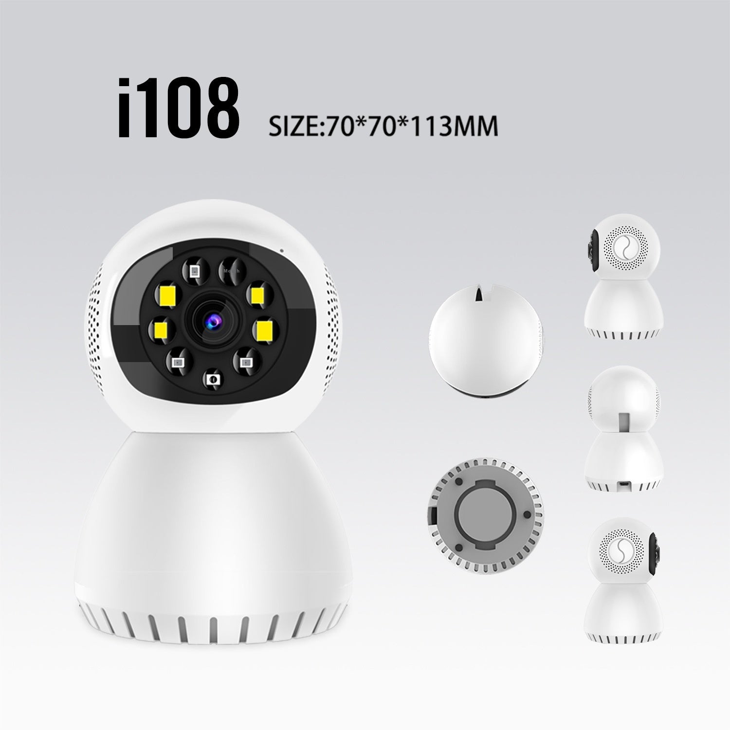 Caméra de moniteur sans fil à double fréquence 1080p HD Network Wifi