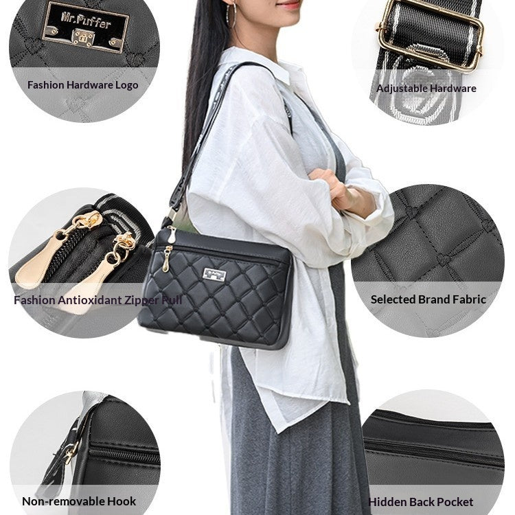 Sac à bandoulière polyvalent pour femmes