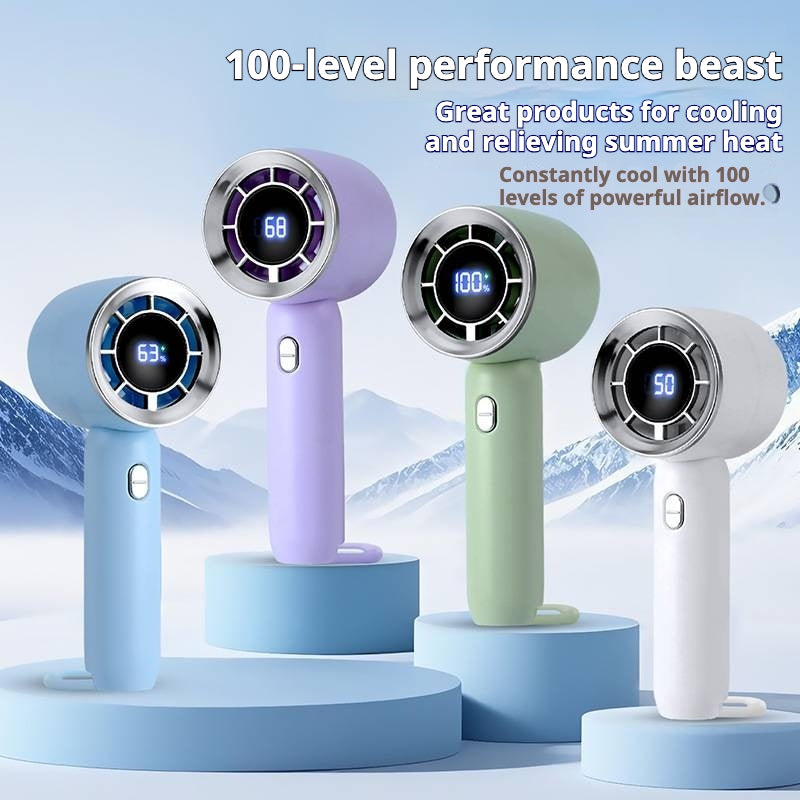 KP-F13 Best-Selling Handheld Mini réglage ventilateur bureau silencieux utilisation longue batterie facteur de vie