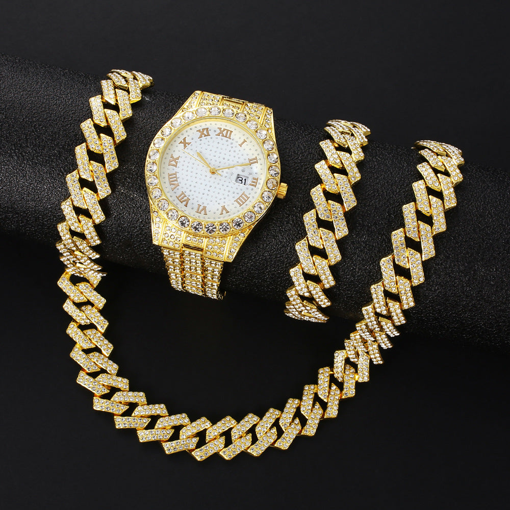 Hip-hop bracelet et collier