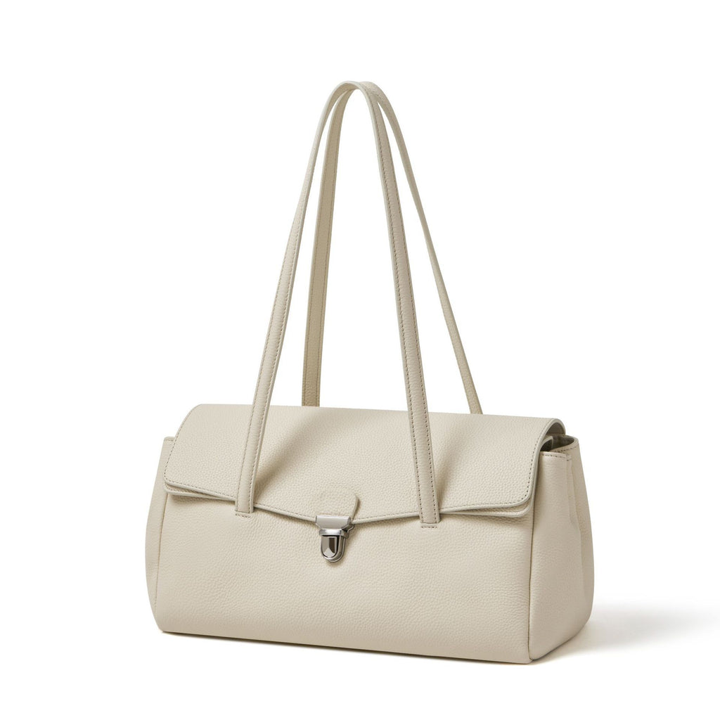 Sac Messenger en cuir de type Preppy