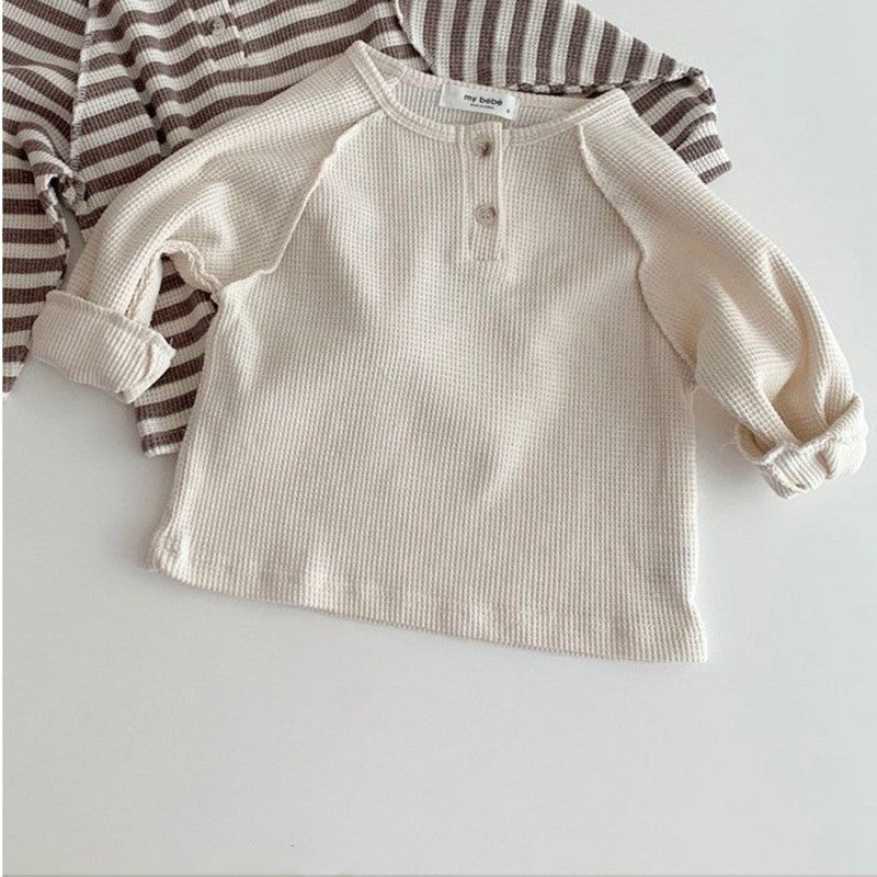Casual All-matching rayé Top simple