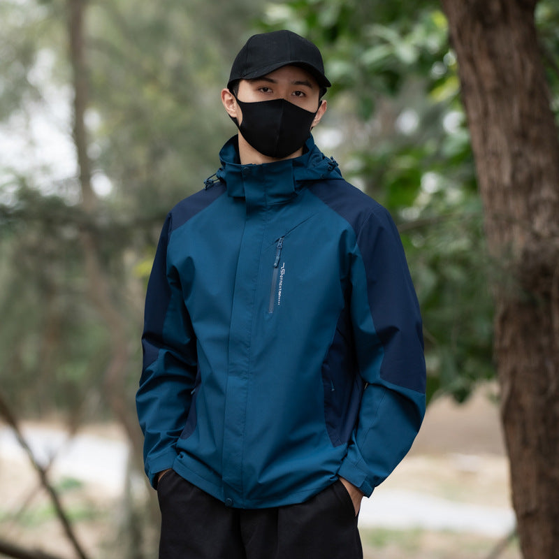 Hommes à l'abri du vent Et veste de sport extérieure imperméable