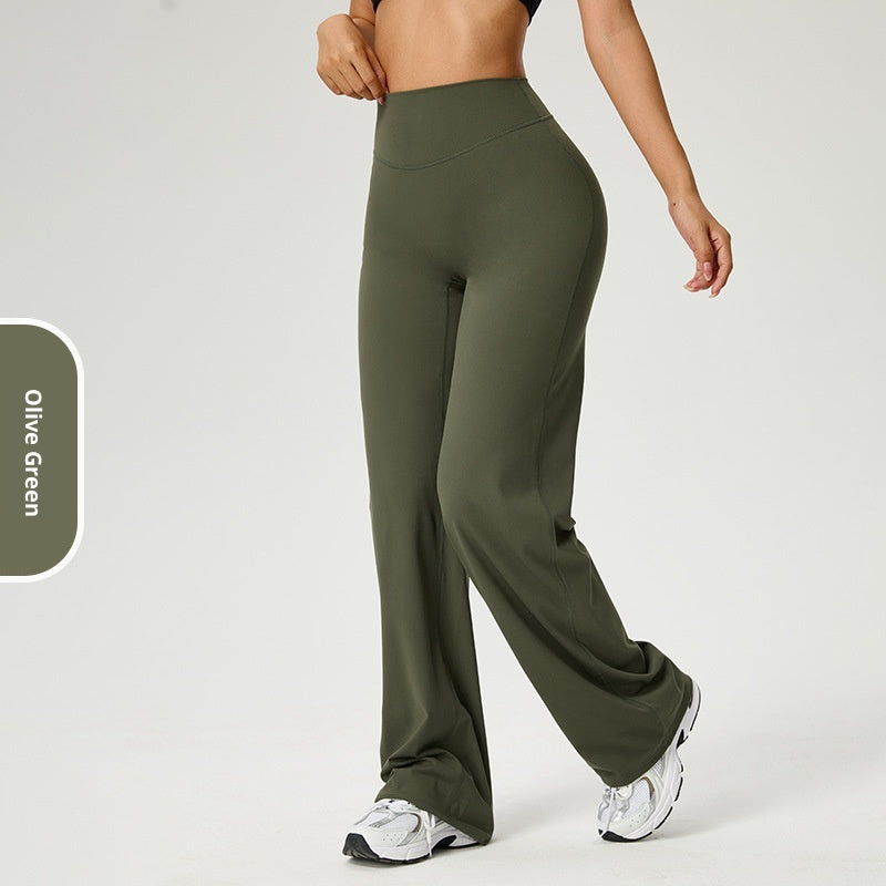 Pantalon casual pour femmes à taille haute