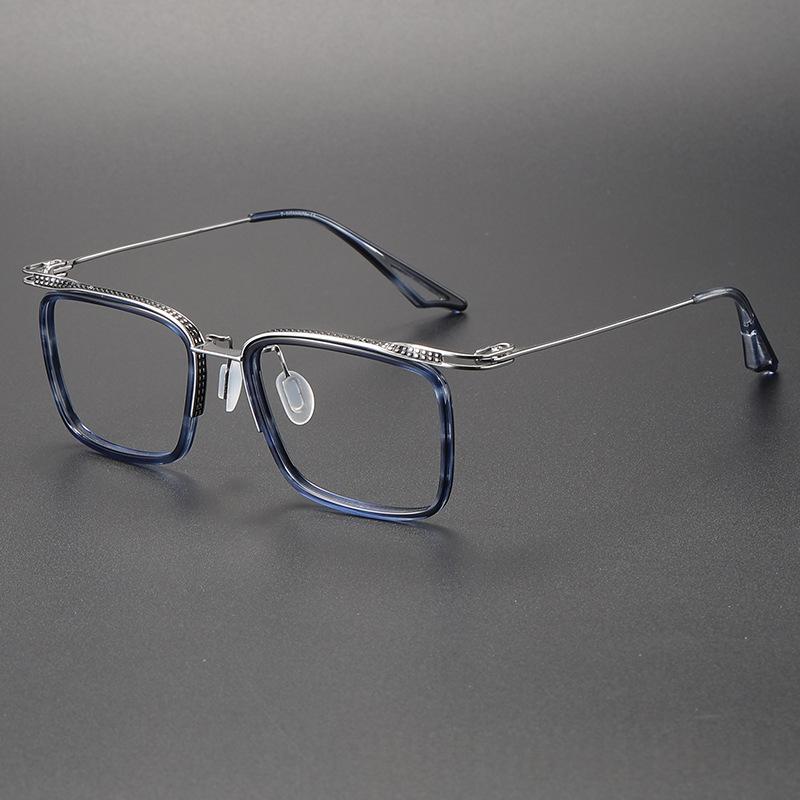 Cadre en verre anti-bleu clair de titane pur Myopia