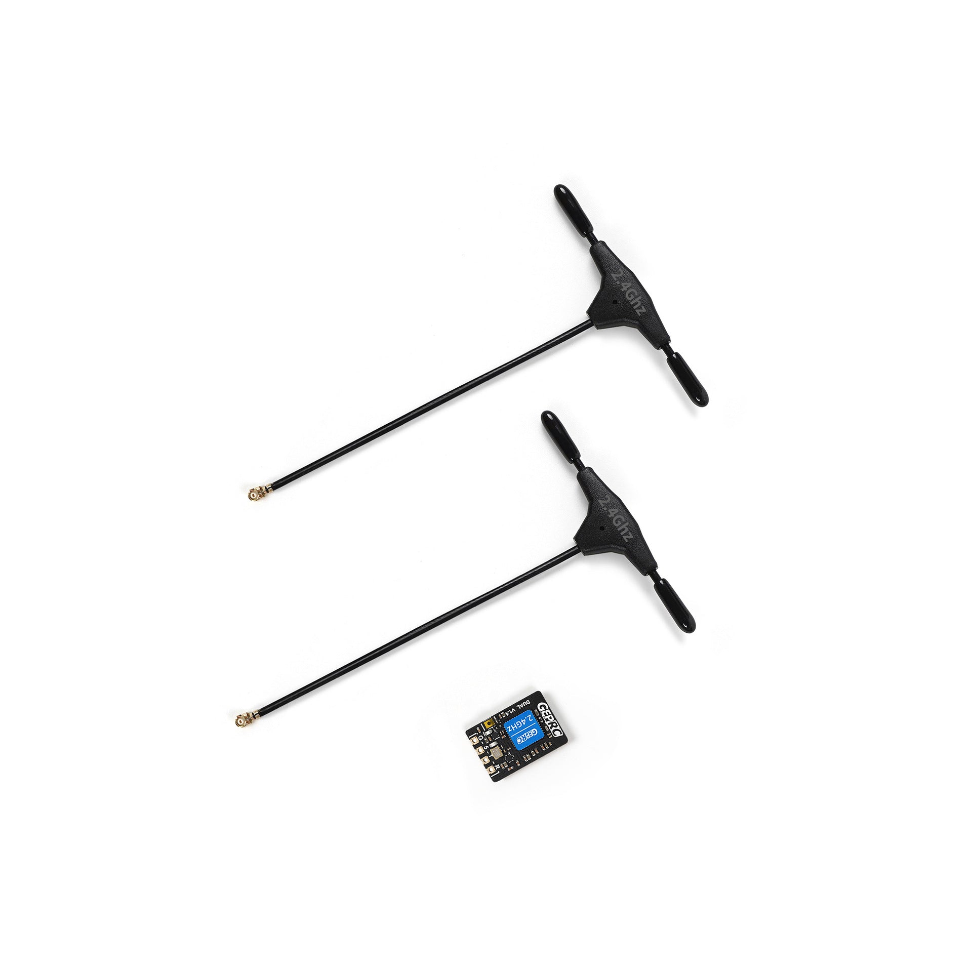 ELRS DUAL 24g Diversity Receiver Generation Vrai antenne DUAL Taux élevé de rafraîchissement