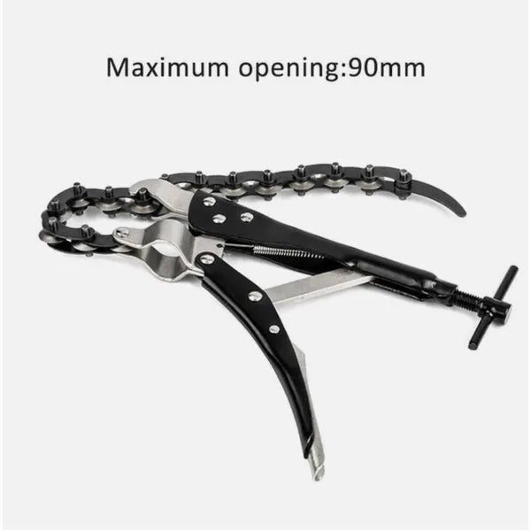 Tuyau d'échappement de tuyau Cutter 18-90mm chaîne Tuyau d'échappement de tuyau Clé