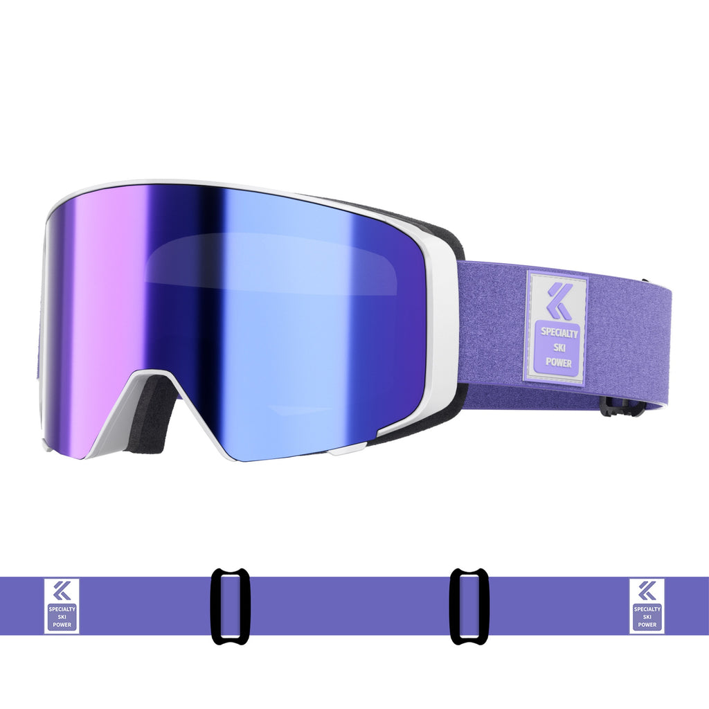 Lunettes de ski anti-buée professionnelles anti-vent