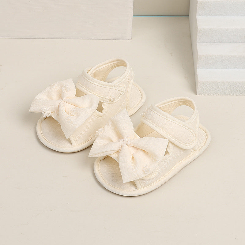 Bébé style coréen Sandales Bow Léger antidérapant