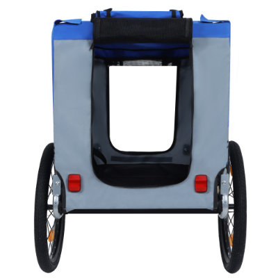 Grande remorque à vélo pliante pour chiens 120LB Capacité Transporteur d'animaux de compagnie tout-terrain